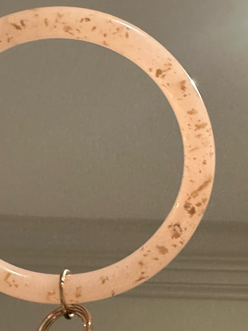 Altar’s State NWT Blush Bangle Key Ring with Stay Golden Accents - Picture 5 of 6